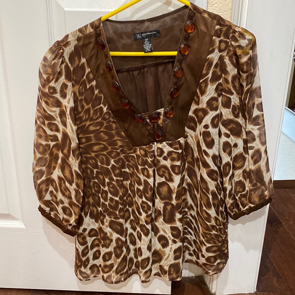 INC International Concepts woman’s Top size 12P Petite